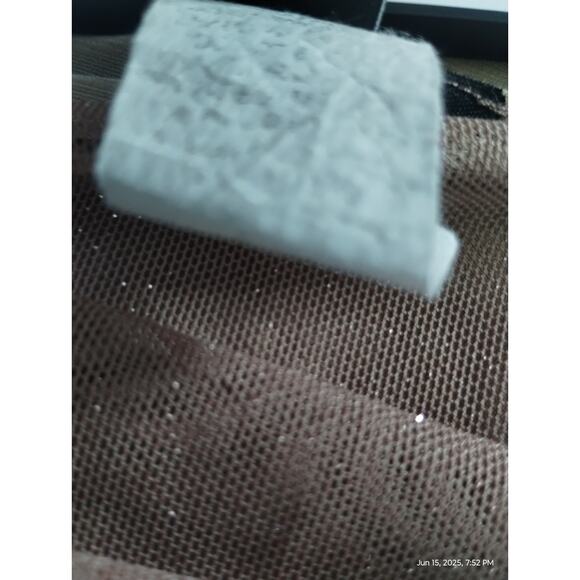 Y2K Windsor Women's Small Mesh Corset Bustier Crop Whimsical Shimmer Top Party - Picture 9 of 12